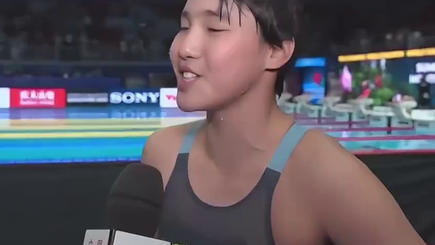 12岁的小孩姐，让全世界记住她的名字—于子迪 #于子迪 #游泳 #中国游泳队