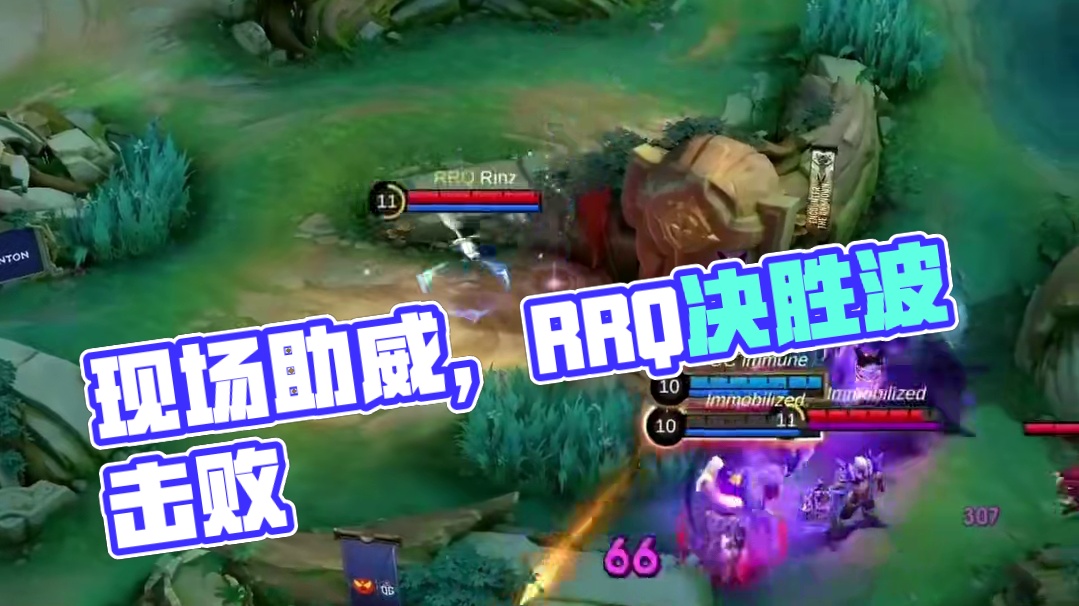 RRQ 2:2 追平比分,现场观众热血助威! #决胜巅峰全球电竞  #决胜巅峰全球季中杯 #决胜巅峰