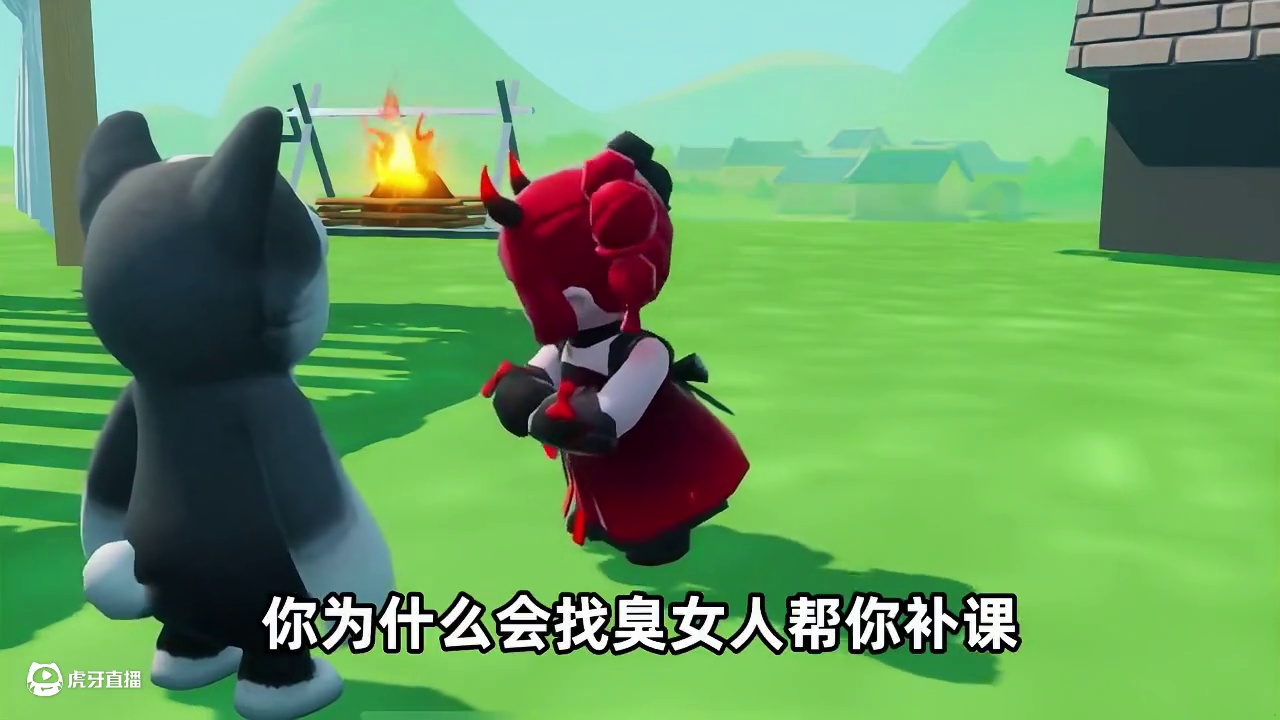 元梦之星：臭小雅劝说呆瓜补课！终究还是逃不过补习班？ #元梦之星 #玩元梦的头抬起来了 #因为一个片