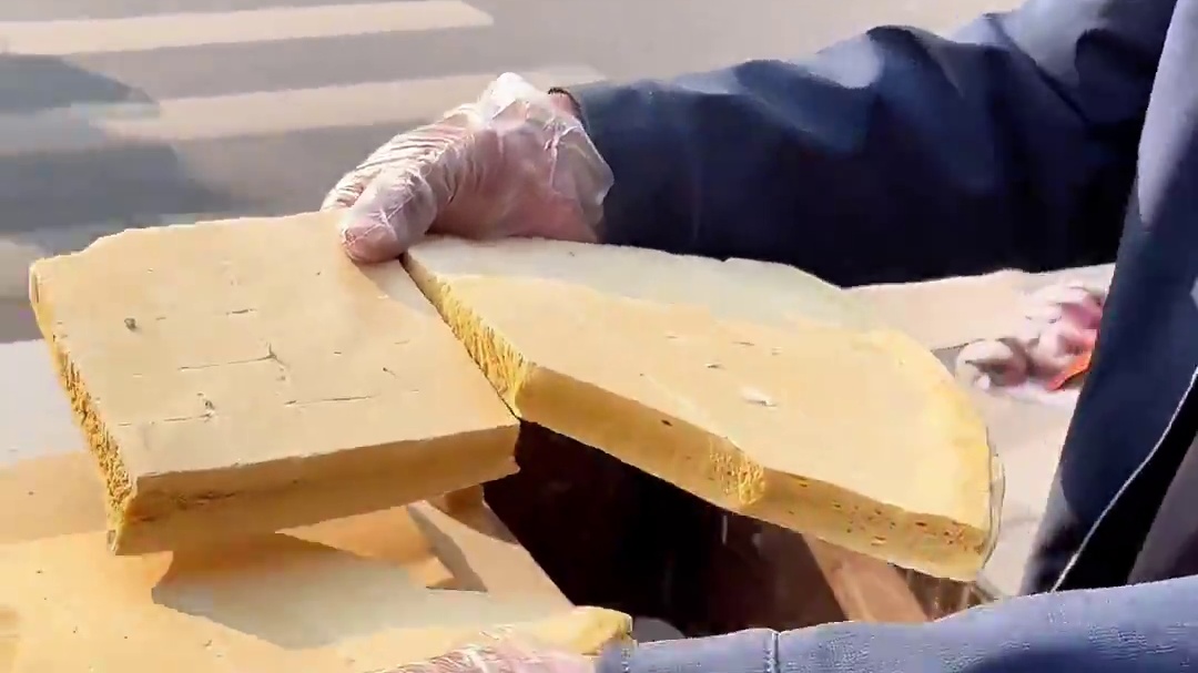 偶遇山东爷爷，桂花糕脆脆甜甜的