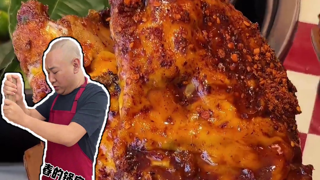 延安街头爆好吃的芝士蛋包里脊