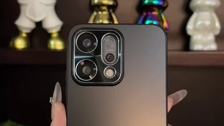 OPPOReno14极光磨砂手机壳，金属精孔镜圈，不沾指纹 #opporeno14手机壳#oppor