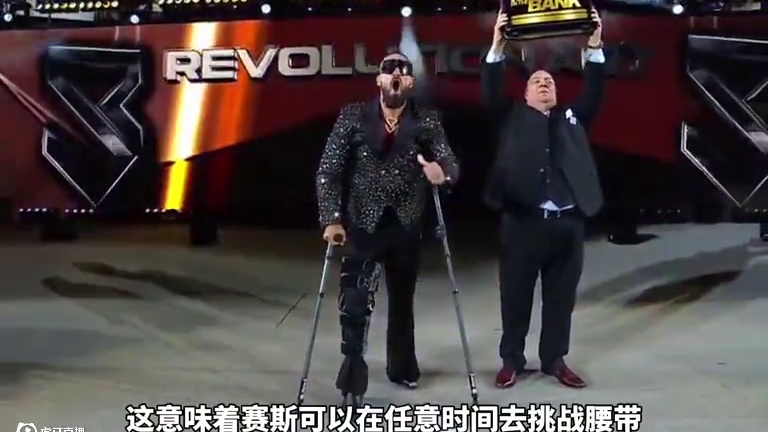 赛斯回归夏季狂潮大赛，朋克拿下腰带后被终结 #wwe #摔角 #赛斯罗林斯 #cm朋克 #夏季狂潮大