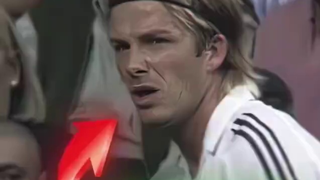 贝克汉姆 与"卡洛斯 史上最强左右脚之间的配合#足球