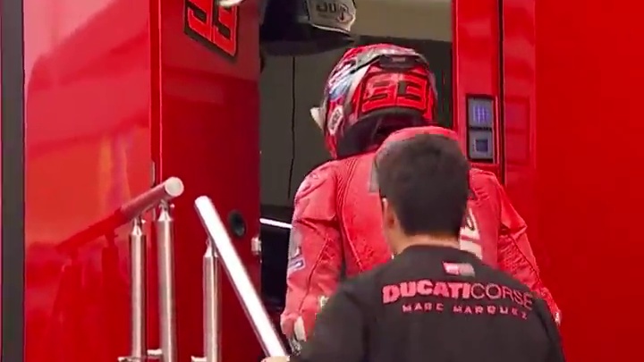 荷兰大奖赛马奎斯的两次摔车#93号马奎斯 #motogp