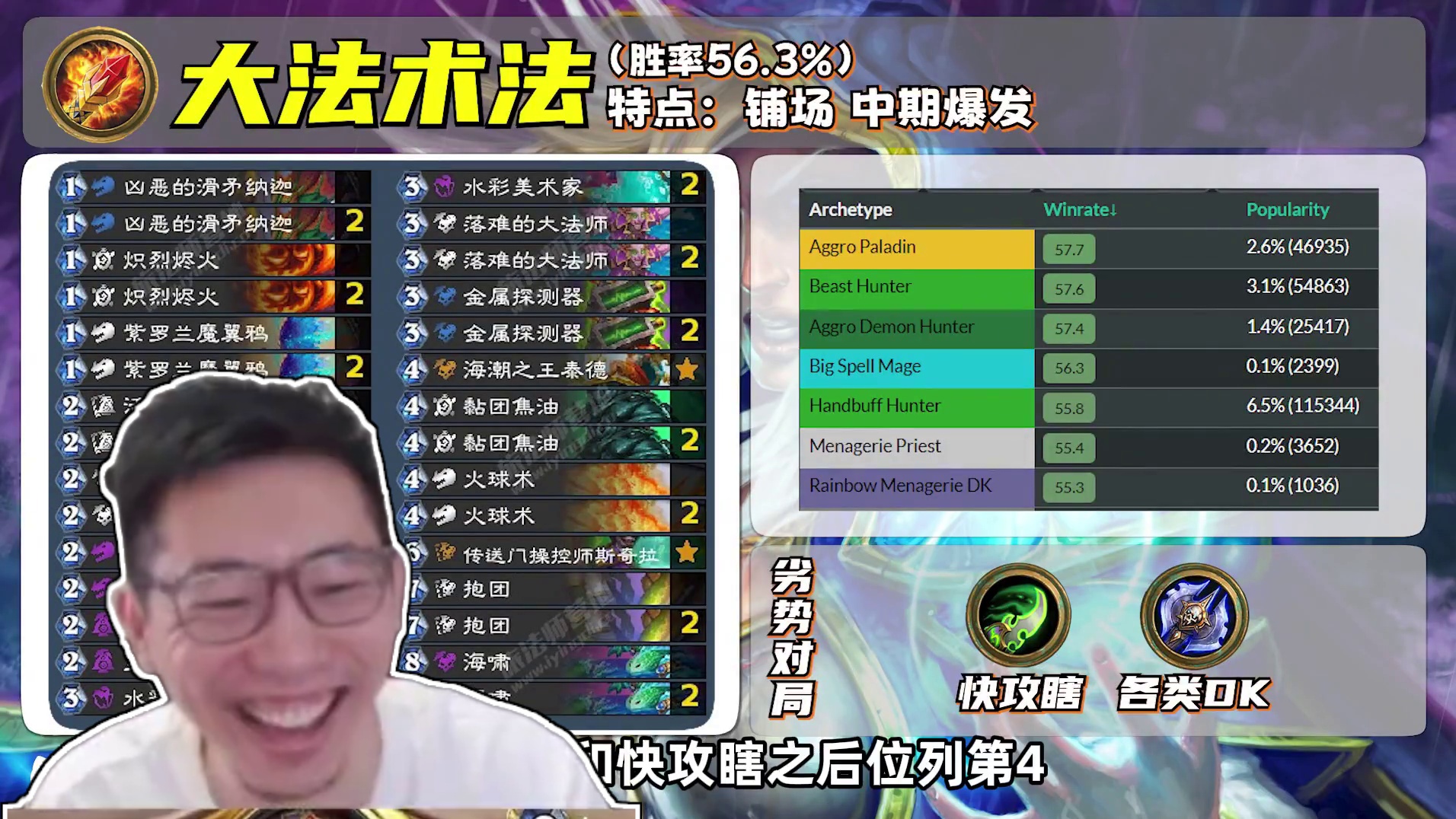 安戈洛版本《大法术法》卡组攻略 #炉石传说#天天卡牌#逗鱼时刻#炉石传说安戈洛龟途