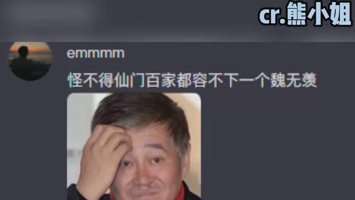 怪不得仙门百家都容不下一个魏无羡