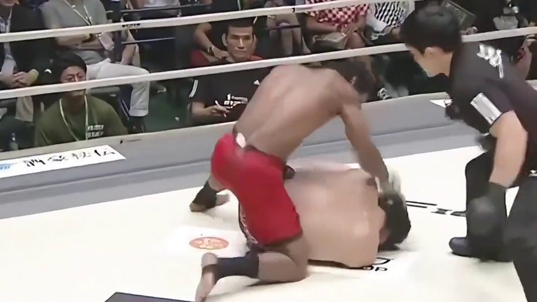 美国黑人嚣张挑衅中国选手，惨被暴揍ko #格斗 #搏击