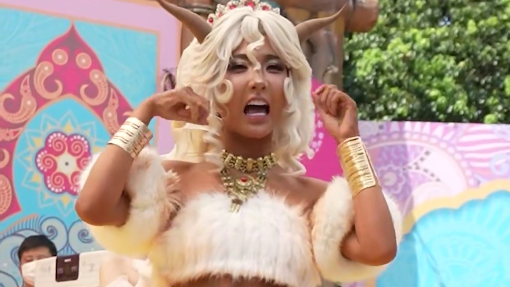 悟空这个萌啊！这次的羚羊公主又又又惊艳到我了！#悟空爆改黑皮羚羊公主 #在长沙泼水节和羚羊公主同框了