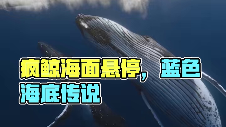 纯享版｜邀请你欣赏疯鲸的海面悬停表演
#潜水 #海蓝时见鲸 #蓝色大海的传说 #海底世界 #汤加
