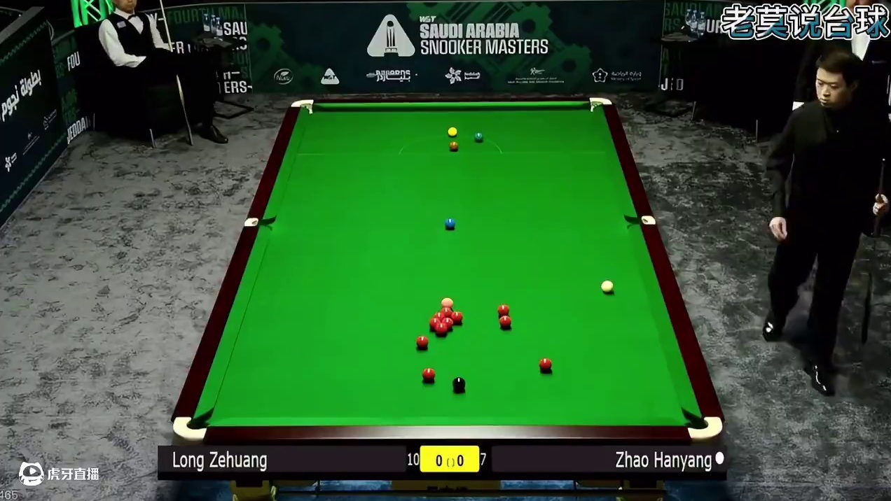 正直播土豪大师赛 中国德比战 龙泽煌VS赵翰洋冲击赛会80强 #老莫说台球 