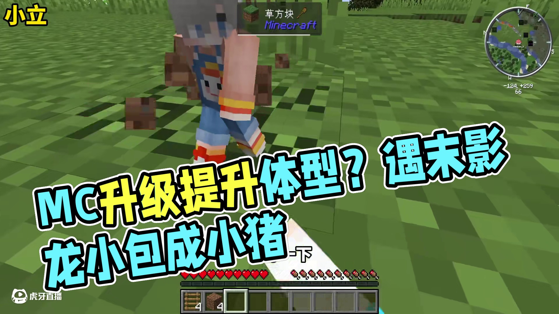 当MC每次升级都可以提升体型！如何生存下去？！我的世界 这体型没有上限吗？#我的世界 #游戏内容风向