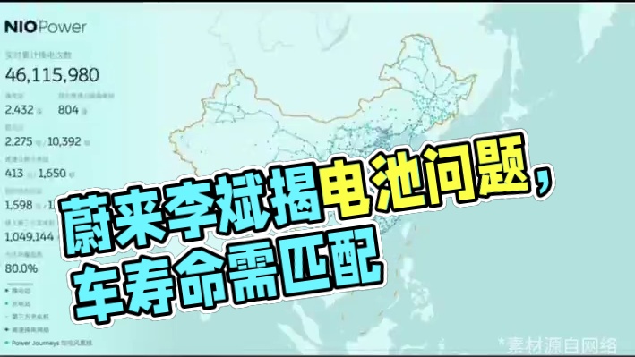 蔚来李斌：电池寿命与车寿命不匹配是亟待解决的问题。#蔚来 #蔚来李斌 #蔚来汽车 #蔚来电池