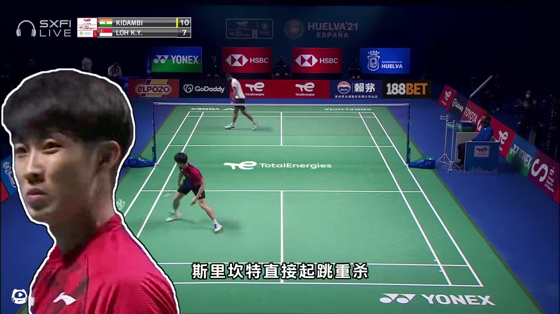 被称为羽坛GTR男人-骆健佑，名不虚传，脖子以下超一流的选手 #羽毛球 #骆健佑 #斯里坎特 #体育