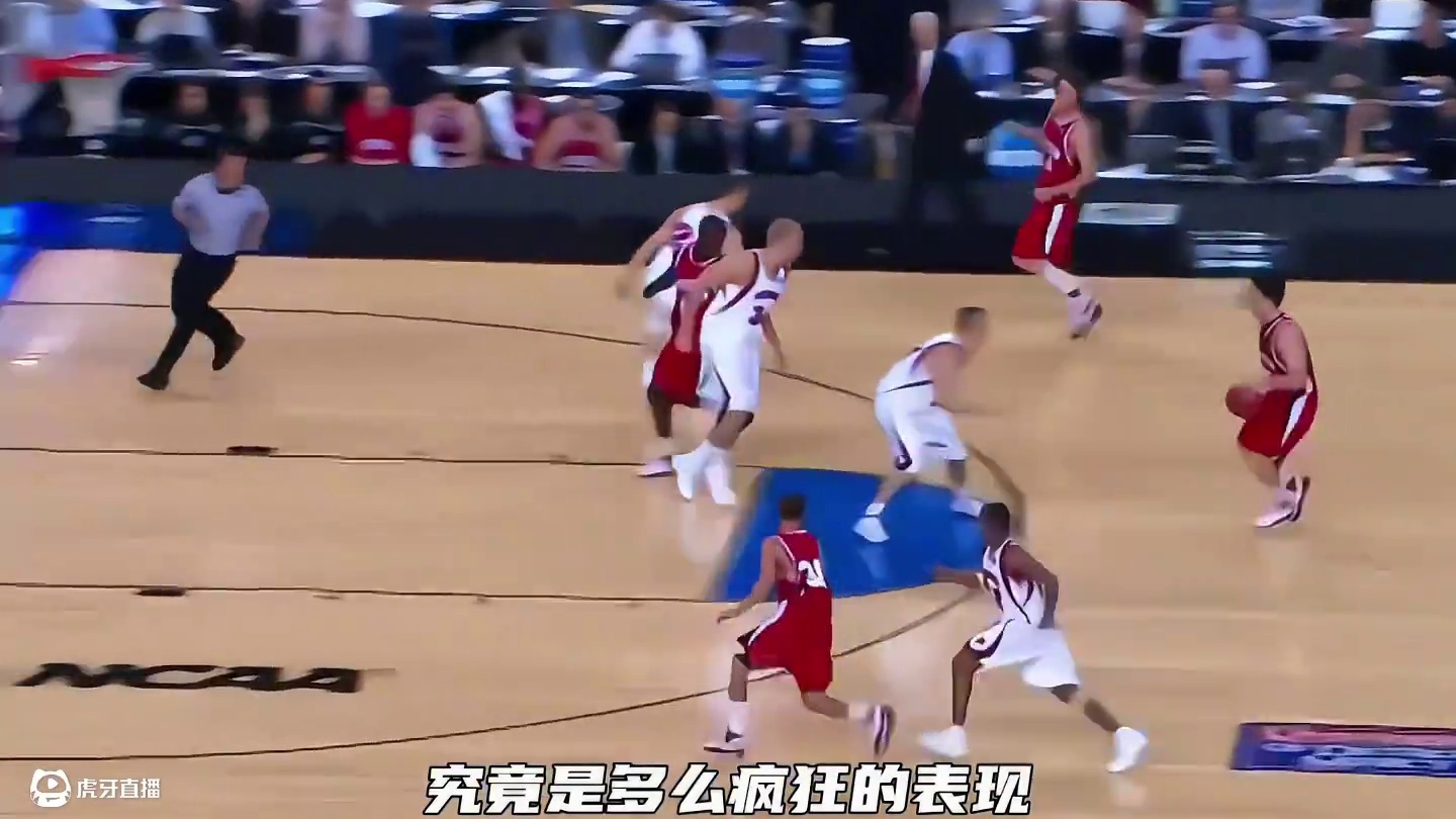 逆天拉杆看呆詹姆斯！2008年NCAA疯狂三月第三轮，库里率队大战全美第三威斯康辛大学#库里 #NC