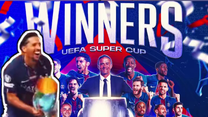 巴黎圣日耳曼 首捧队史首座#足球