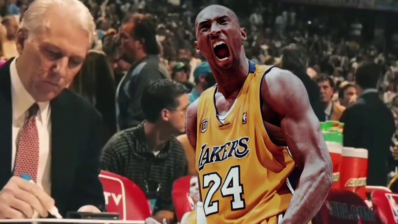 全网最细节科比退役巡演系列片第十一站：圣安东尼奥马刺 #科比#波波维奇 #青年创作者成长计划