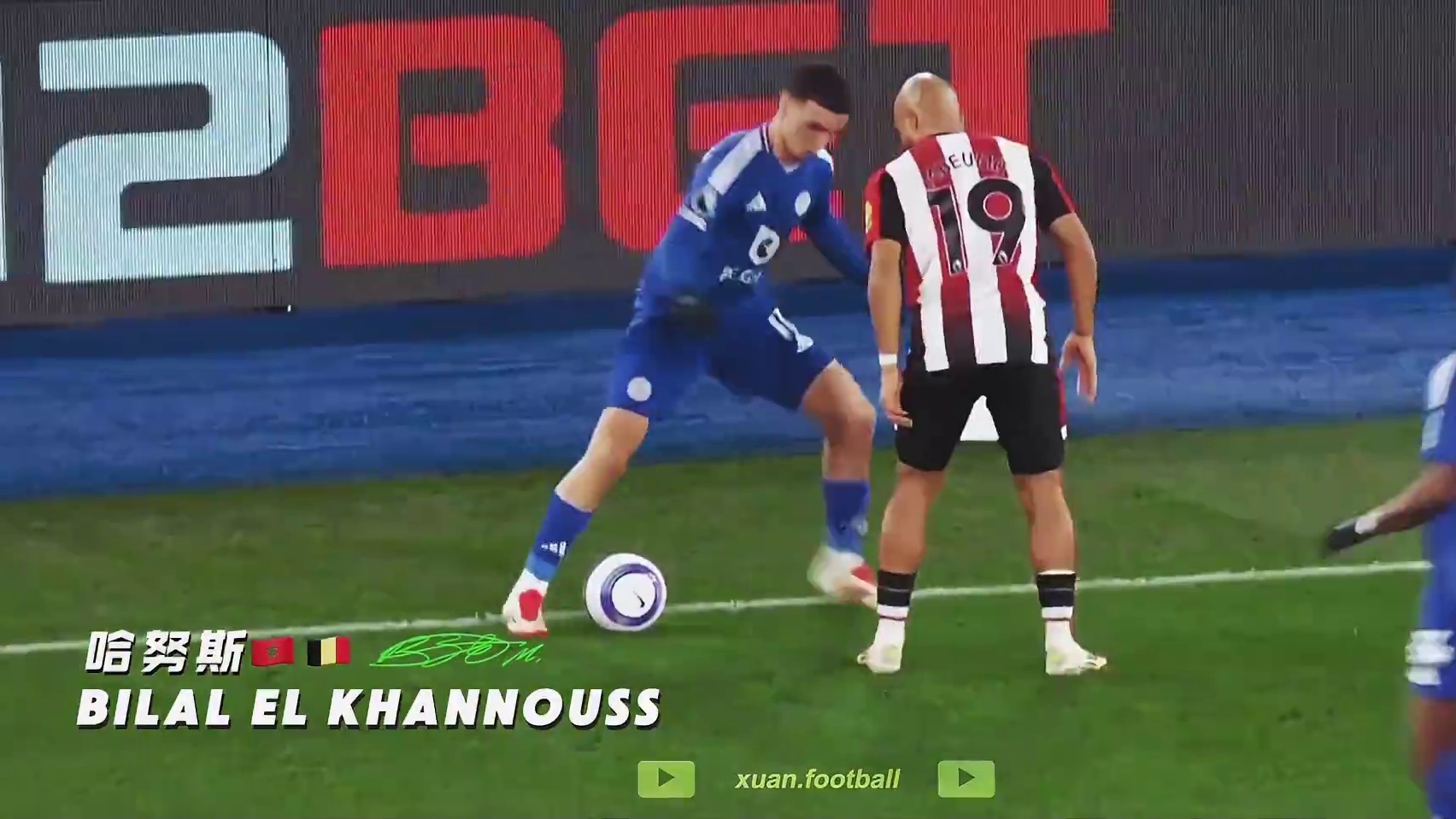 比利时擦肩而过的钻石北非之星：21岁莱斯特城中场【哈努斯】 #英超 #莱斯特城 #哈努斯 #热刺 #