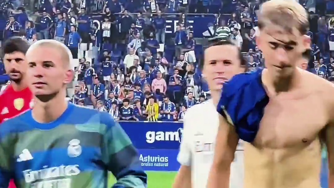 姆巴佩领衔皇马球员开心离场，3比0大胜升班马