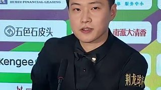 趙心童5-3戰(zhàn)勝馬修·史蒂文斯后接受采訪