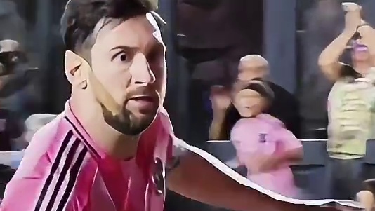 梅西点球盯着门将罚，进球后还把门将手里的抢走，太想赢了