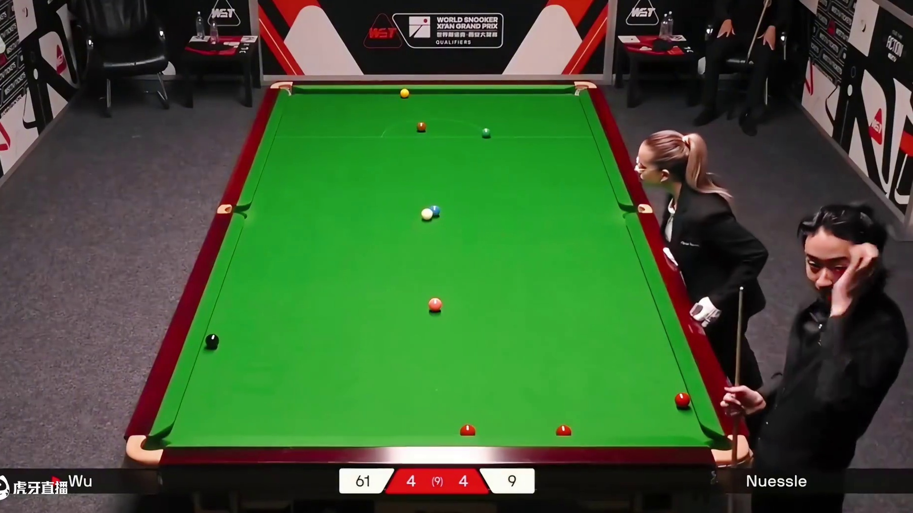 4比4决胜局，吴宜泽极限薄切绝杀对手，晋级西安大奖赛正赛！