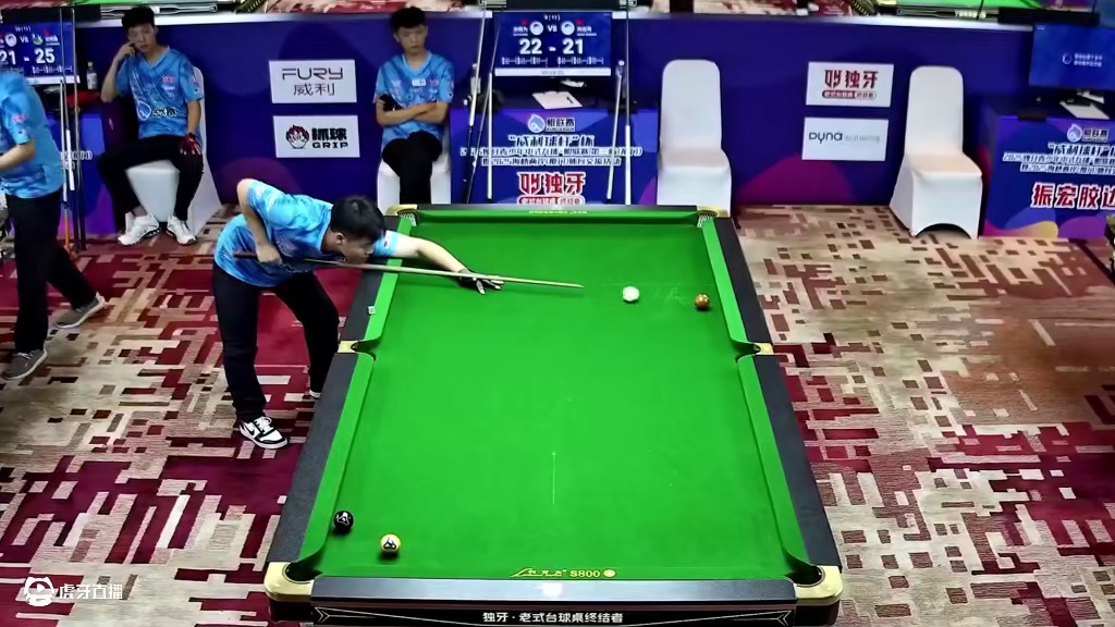 18岁小将精...险大金！#台球  #独牙  #鲲联赛