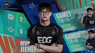 拿下勝利，明日再戰(zhàn)！
#EDG #EDG戰(zhàn)勝XLG #EDG晉級(jí)敗決#無畏契約 #電競(jìng)