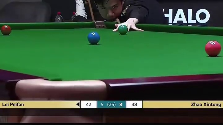 赵心童架杆出现低级失误，雷佩凡没能抓住机会，再次葬送好局