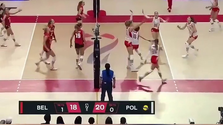 女排世锦赛神级回合球！ #女排 #女排世锦赛 #神仙球 #波兰女排vs比利时女排 #柒号运动馆