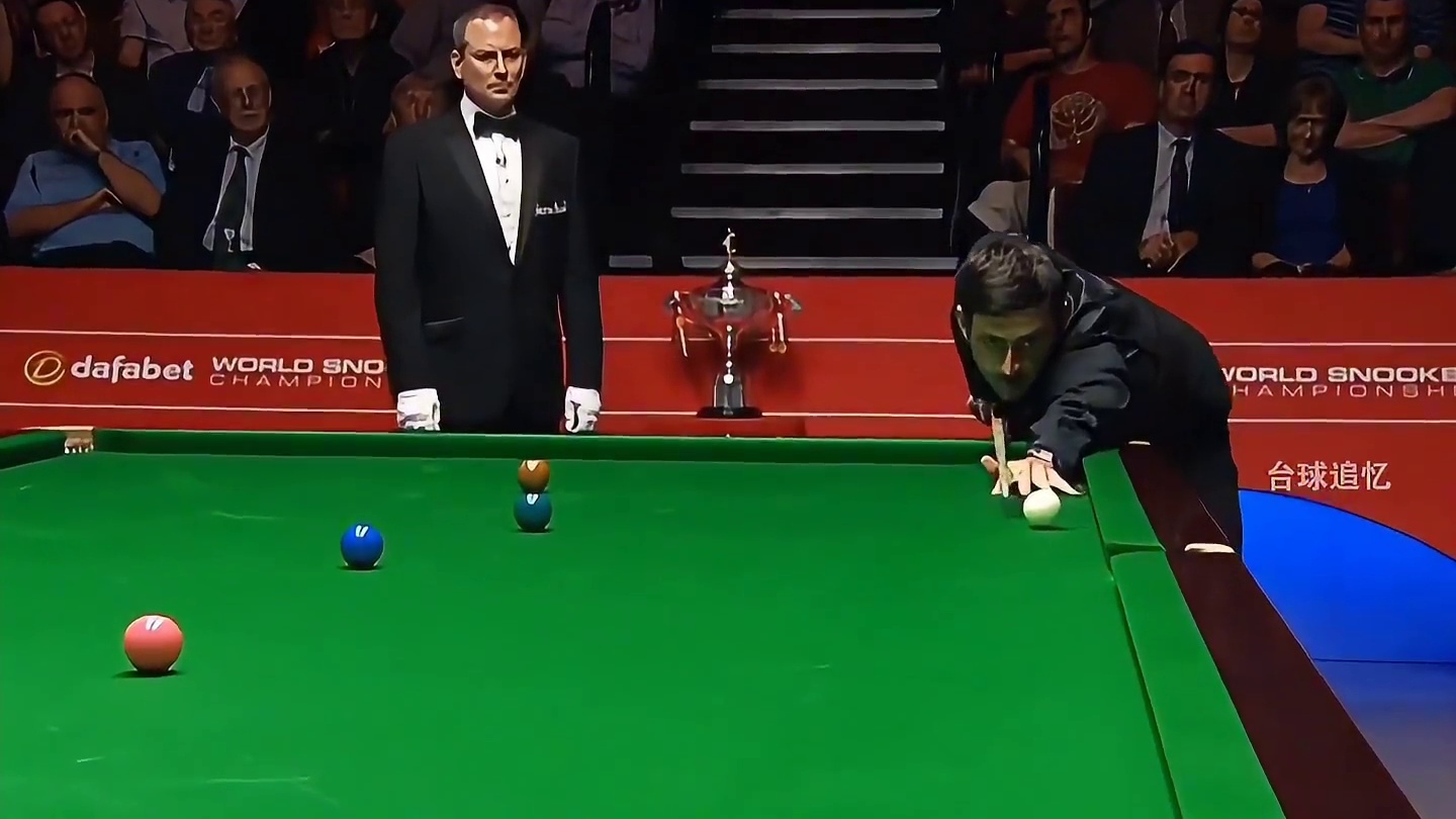 火箭狂秀开挂准度，极限贴库长台嗨翻全场，塞大师直呼“妖怪”！ #斯诺克 #奥沙利文 #精彩进球 #桌