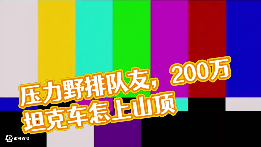 压力野排队友！ 
