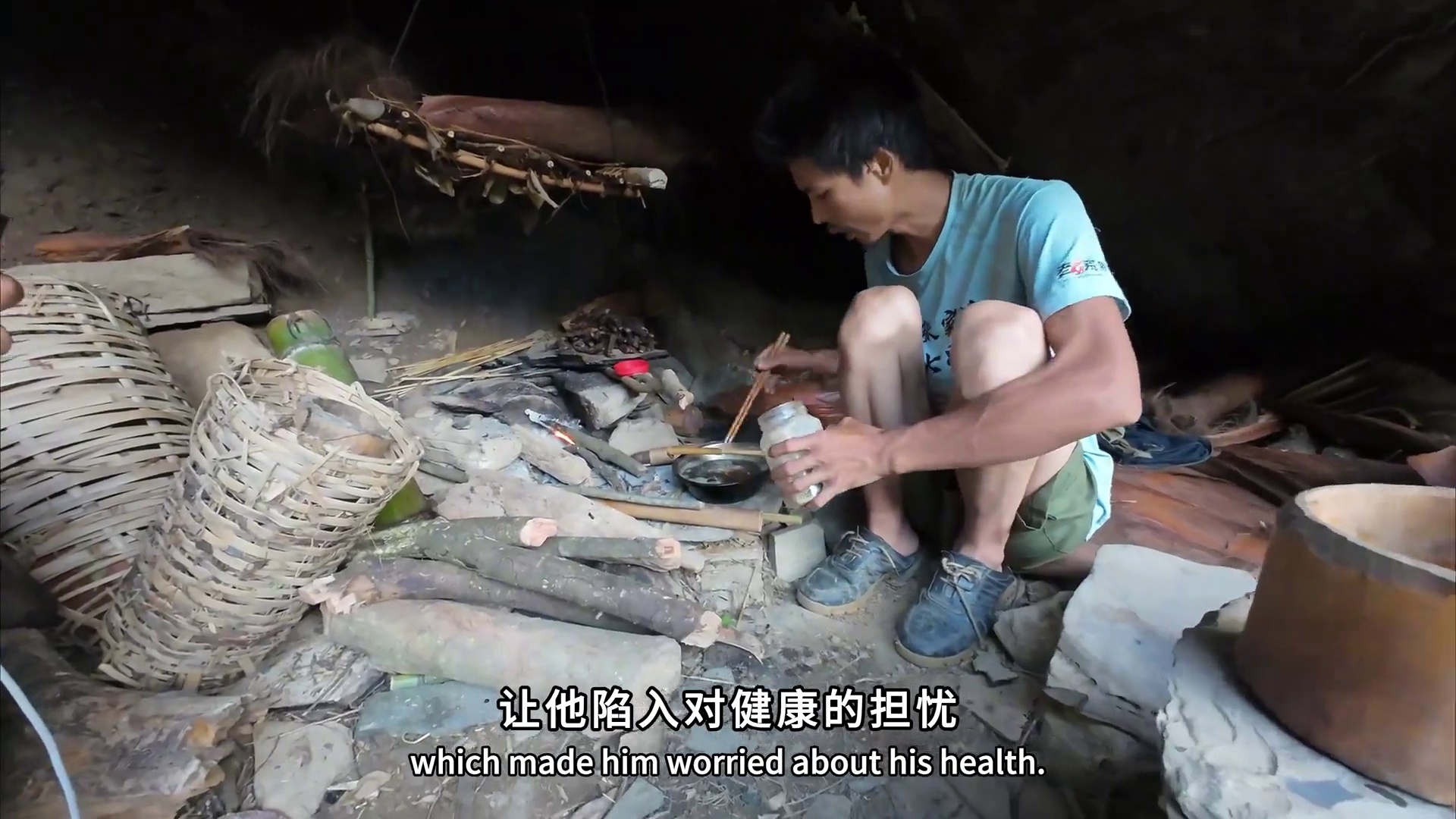 张家界七星山杯荒野求生挑战赛，决赛第三十七天，抖哥退赛了。#七星山杯荒野求生挑战赛#户外#荒野求生