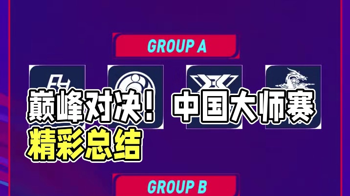 巅峰竞逐！8支队伍已经蓄势待发，共同争夺中国大师赛冠军!中国大师赛将于2025年9月11日至11月1