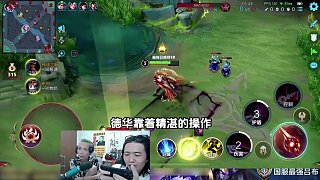 德華幫韓涵上分打出抽象操作，韓涵崩潰直呼呂德華真的坑 #呂德華  #王者榮耀 #王者榮耀創(chuàng)作者激勵(lì)計(jì)
