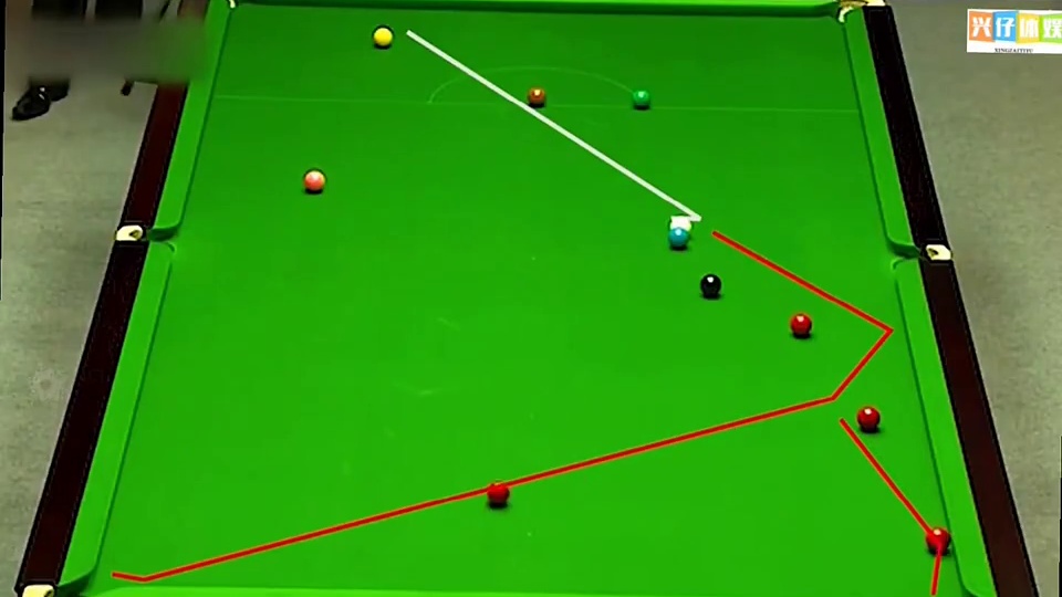 丁俊晖奇思妙想，做出智商200炸裂斯诺克，硬是把金龙给防蒙了 #热门 #斯诺克 #台球比赛 #精彩进