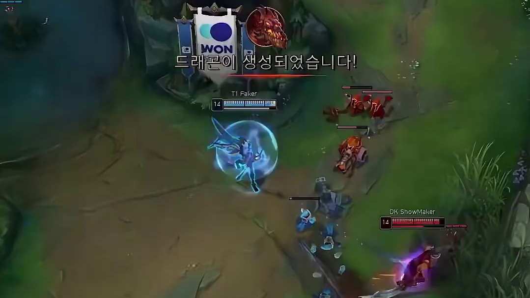 Faker单杀ShowMaker蛮王！