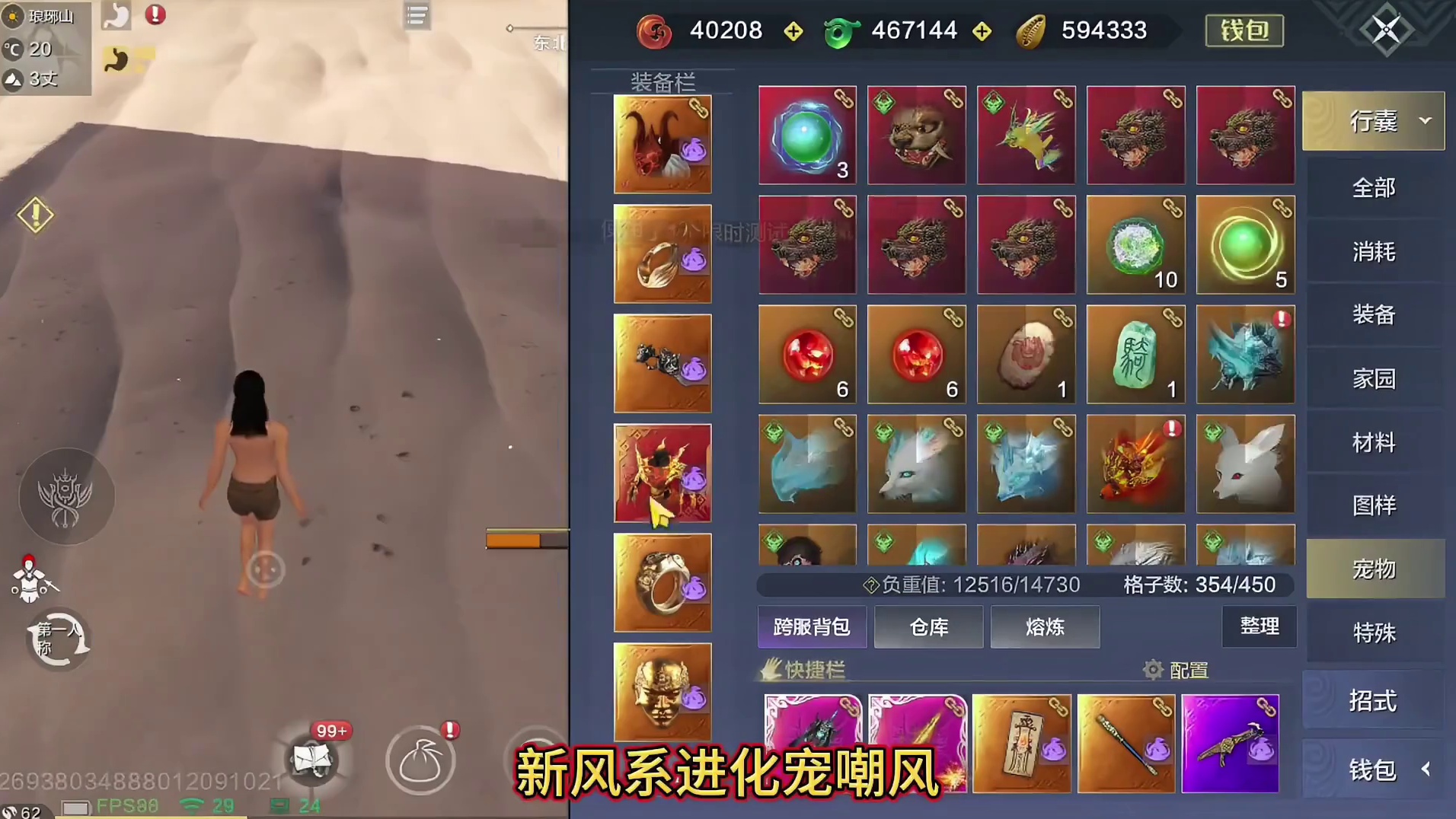 新进化宠嘲风来了！3穿透部位但是天赋居然高达300风穿透 2种飞行技能 高额常驻增伤减免被动 食珍等