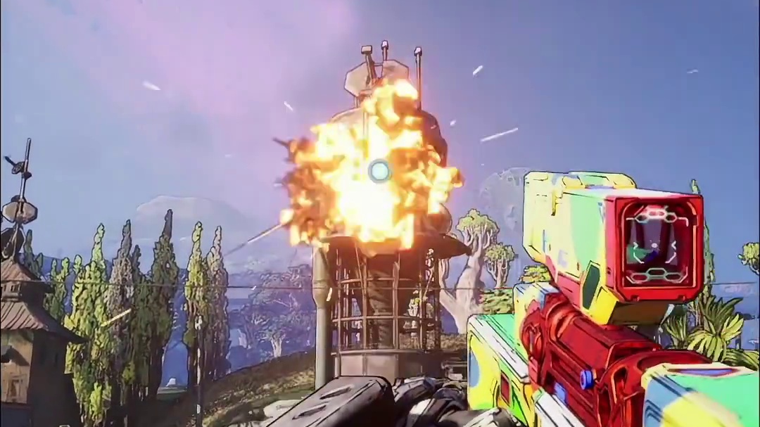 离谱：越看越懵！游戏里最抽象的武器，到底有多离奇！ #游戏 #steam游戏#主机游戏 #无主之地4