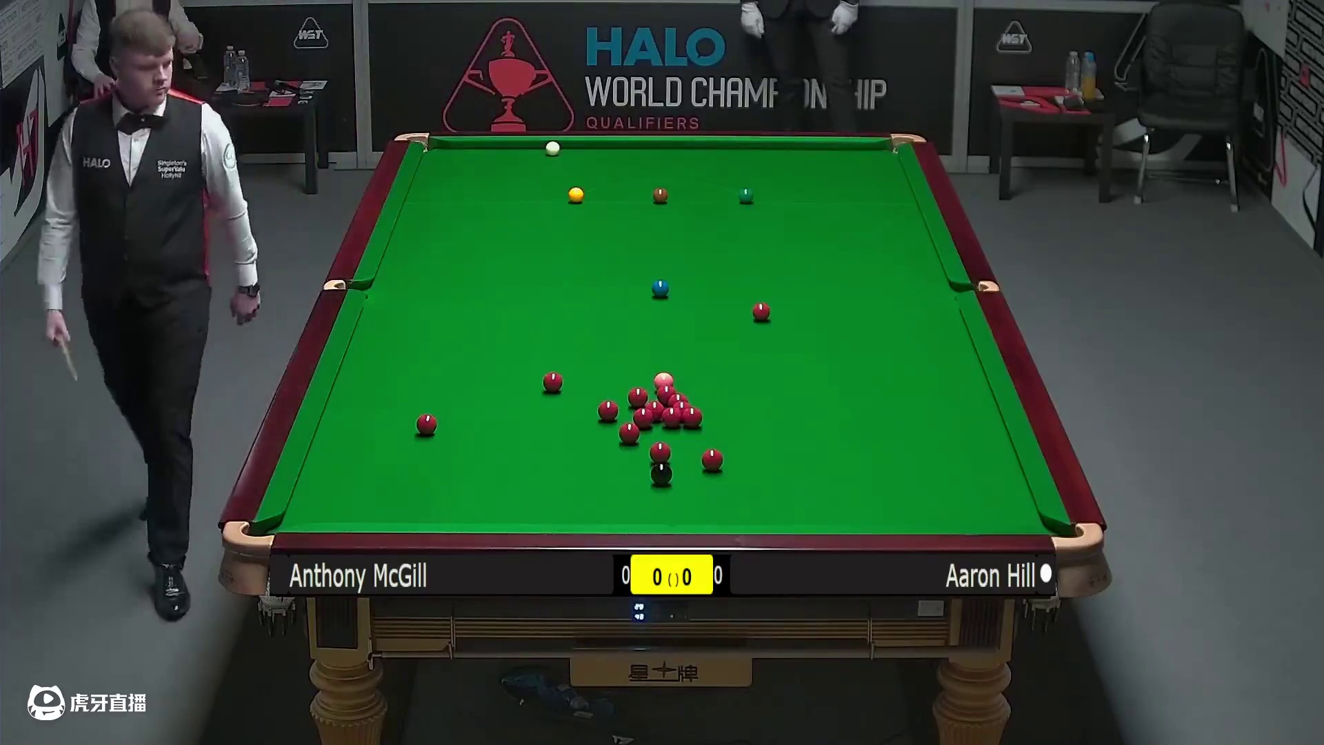 安东尼·麦克吉尔  VS  亚伦·希尔 2025斯诺克世锦赛资格赛第一阶段 清流