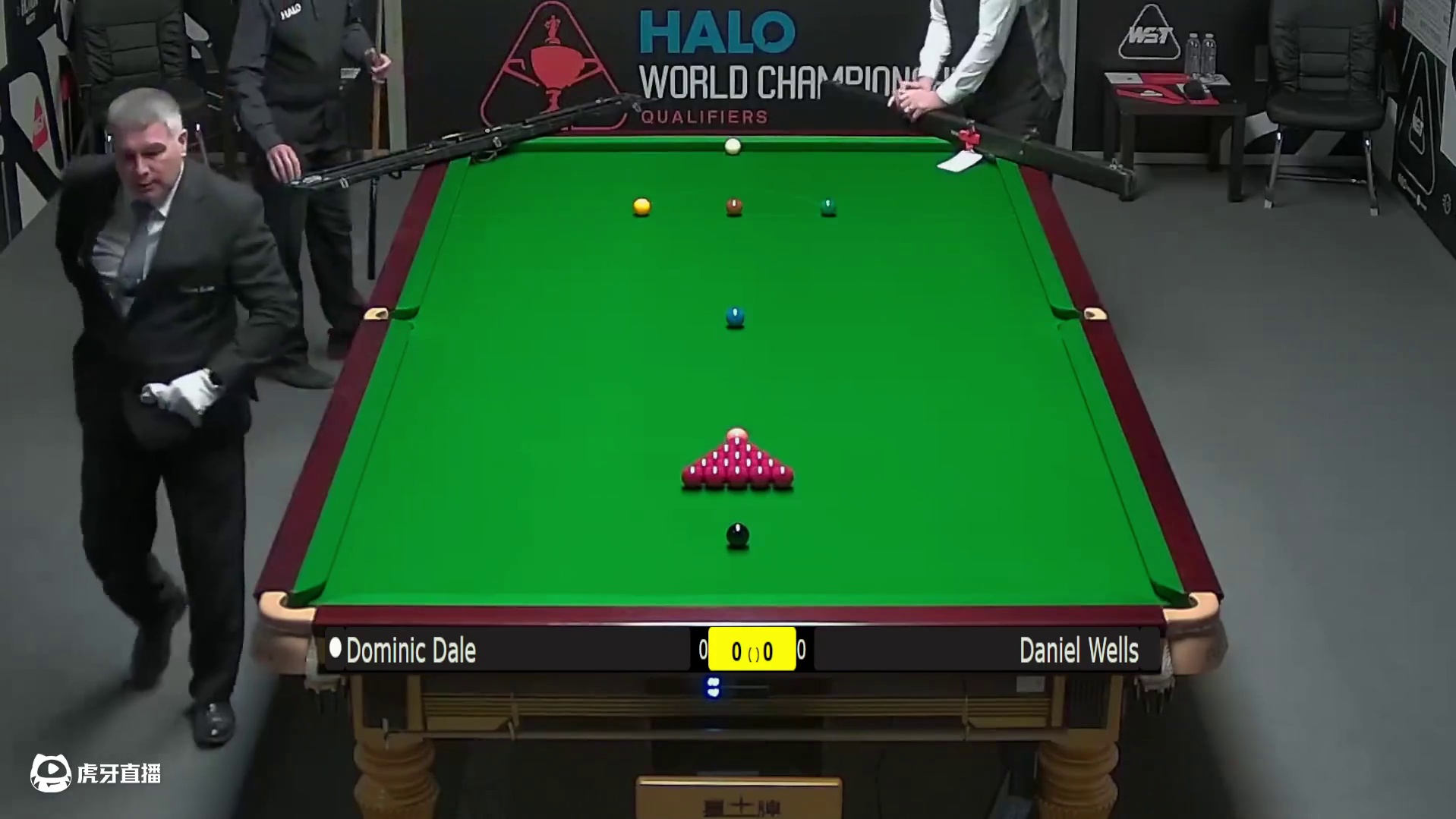 多米尼克·戴尔  VS  丹尼尔·威尔斯2025斯诺克世锦赛资格赛第一阶段 清流