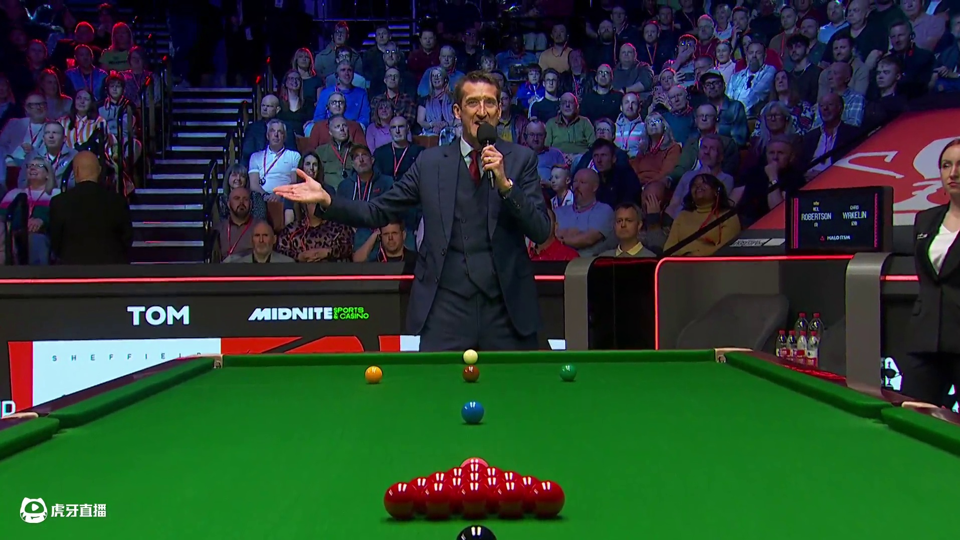 尼尔·罗伯逊vs克里斯·沃克林 2025斯诺克世锦赛 第一阶段 清流