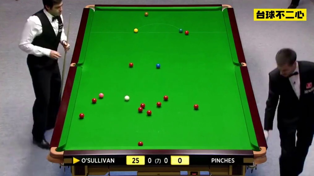 奥沙利文真心想打147，连续两次超级走位，球迷直呼一定要完成！