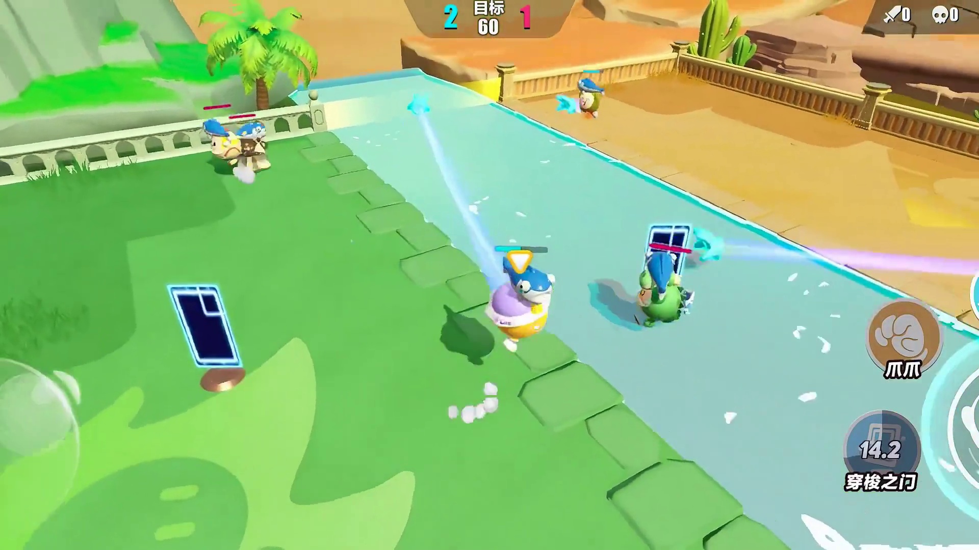 蛋仔派对：新版本疯狂爪爪，技能组合超离谱 #蛋仔派对 #蛋仔小剧场