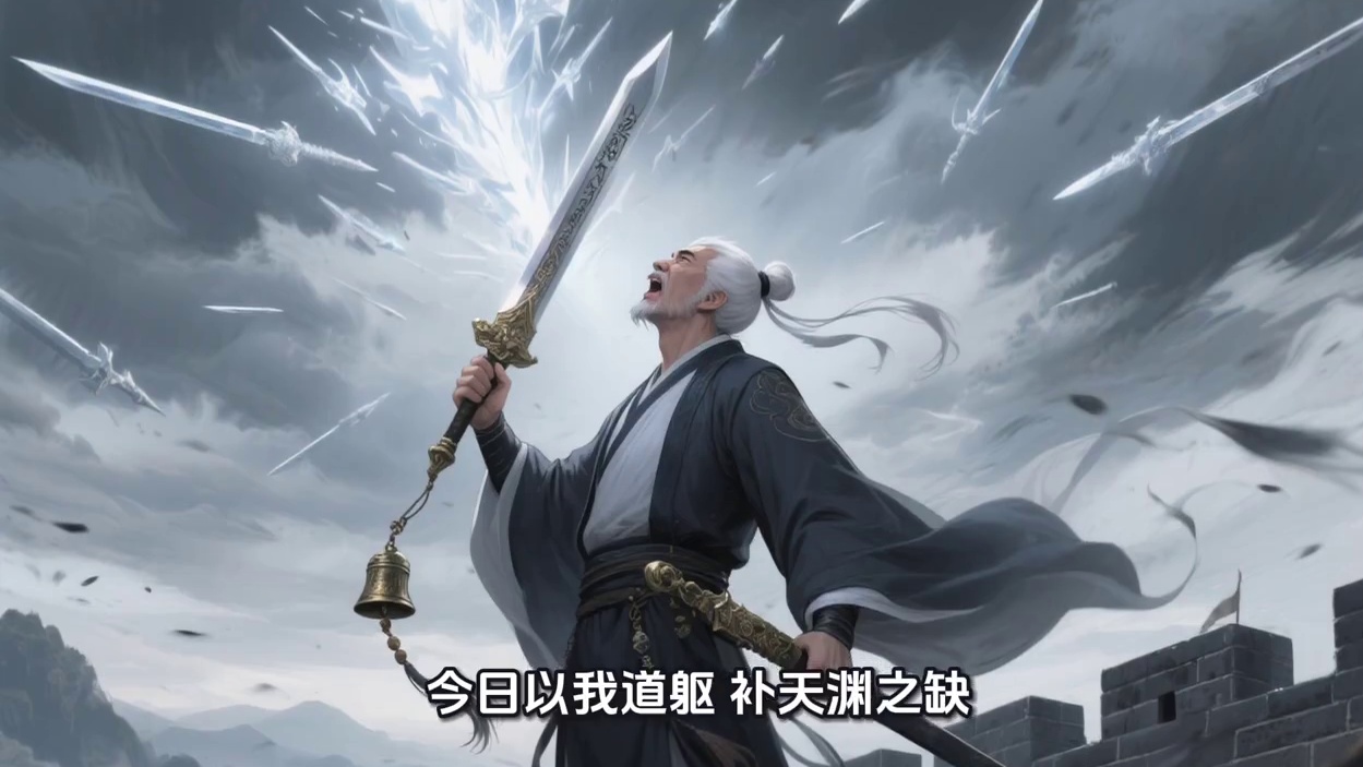 青锋尽碎山河恸，魂化天堑镇魔潮！ #剑修 #创作者扶持计划 #修仙 #古风 天渊长城，如一条沉睡的巨