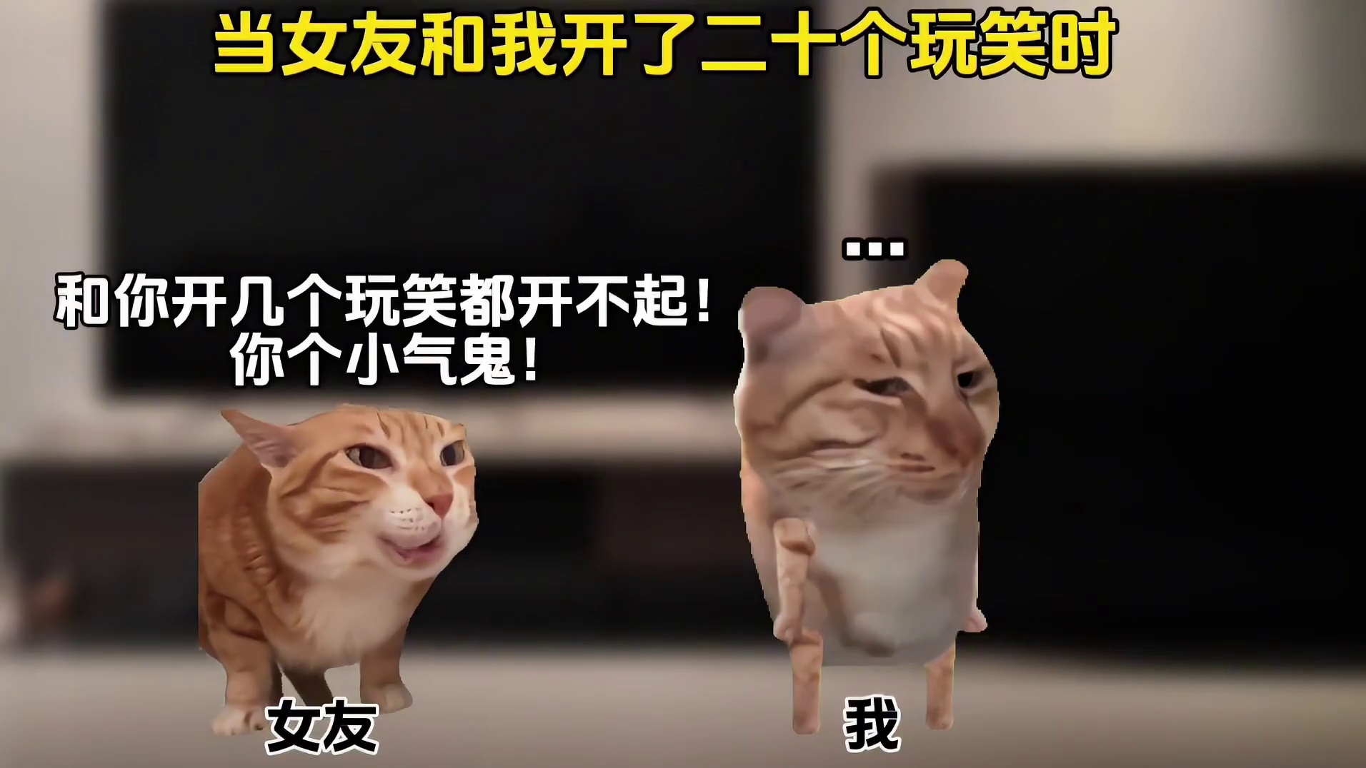 女友拿我寻开心对比我逗女友乐子