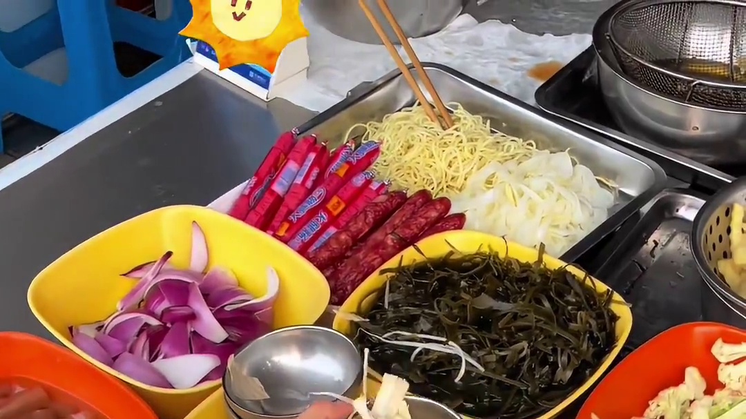 自助炸土豆 二十多种配菜随意拼!好好吃！