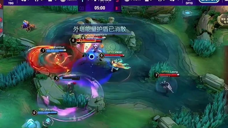 DFYG队内麦克风放出，双语交流无障碍沟通，最后SuperKenn的古辛引得队友哇声一片#决胜巅峰全