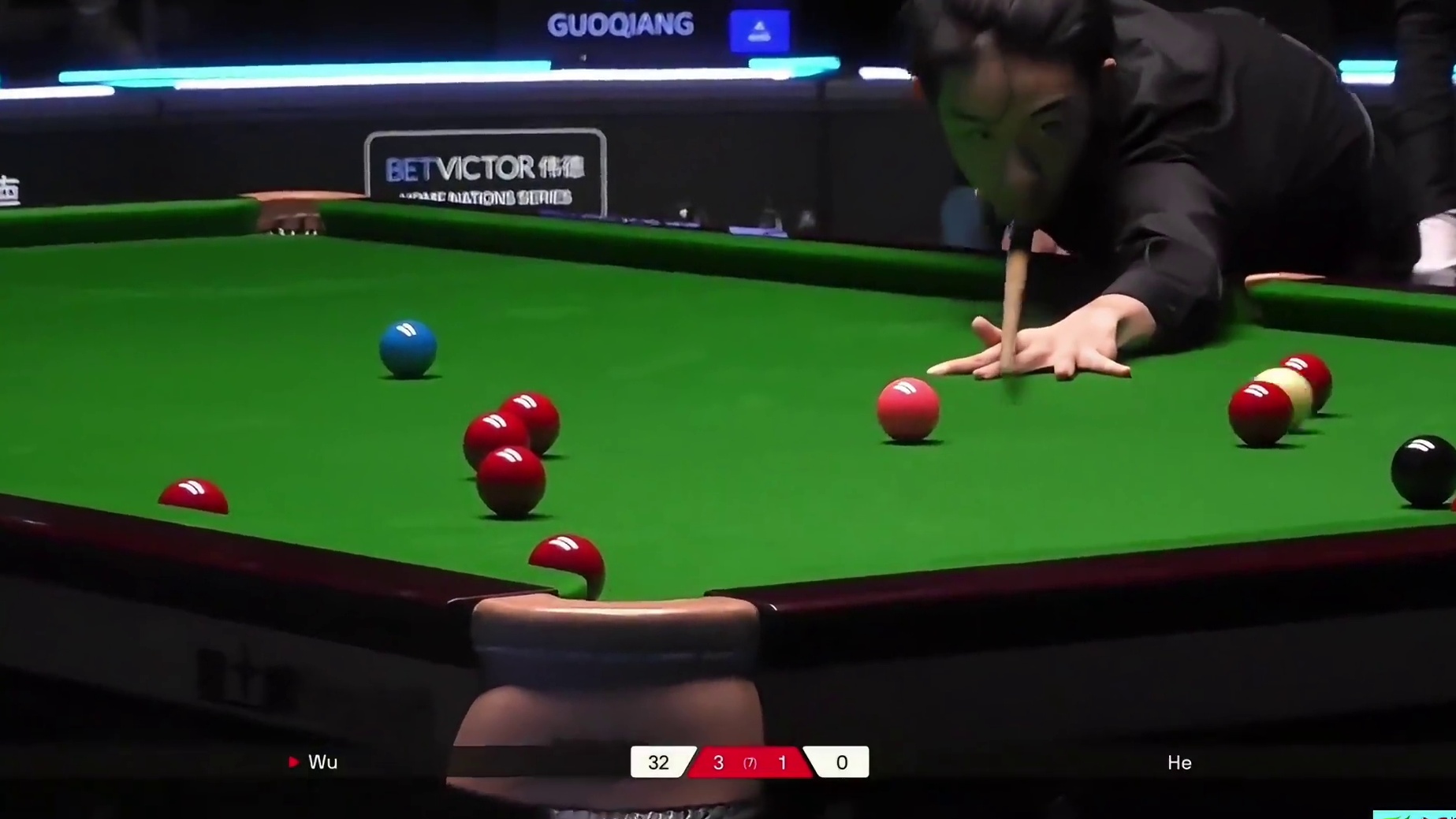 2025英格兰公开赛，吴宜泽上演闪电四连鞭，冲击最新147！ #2025斯诺克英格兰公开赛