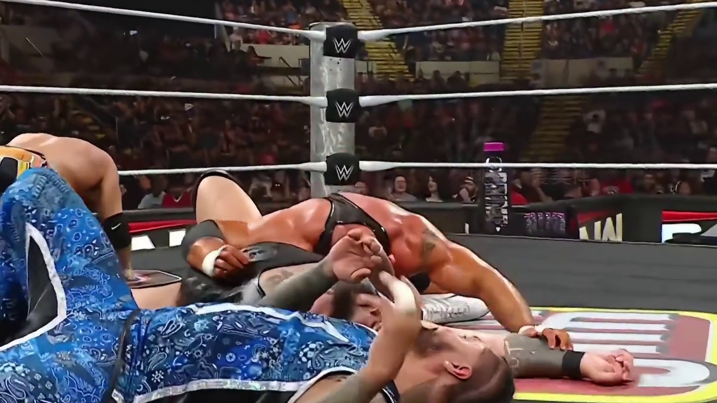 WWE 9月16日：拉骑士攻势强劲，不敌布朗布雷克多次干扰 #布朗布雷克 #LA骑士 #布朗森里德 